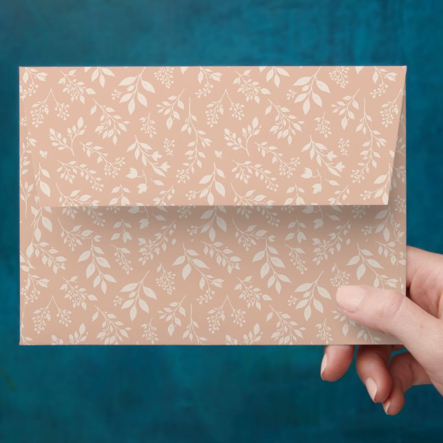 Fall Foliage Neutral - Warm Apricot Envelope (Hand)