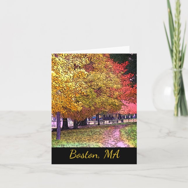 Fall Foliage Note Card (Front)