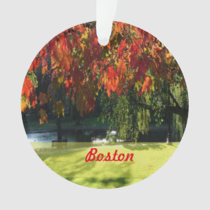 Fall Foliage of Boston Ornament