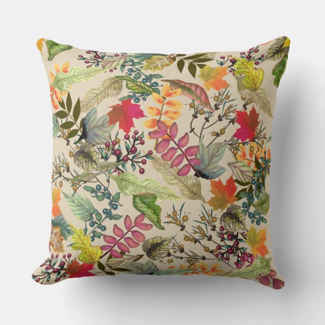 Fall Foliage | Plaid on Back Cushion (Front)