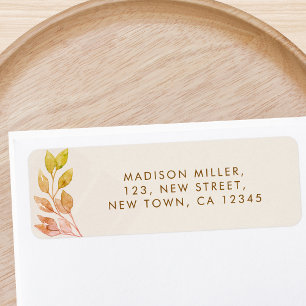Fall Foliage Return Address Label