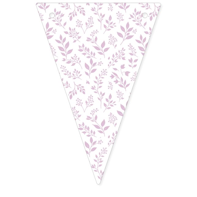 Fall Foliage Warm Lilac - Neutral Bunting (First Flag)