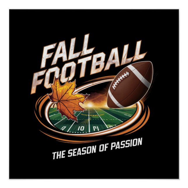fall football poster (Front)