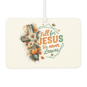 Fall For Jesus.... Car Air Freshener