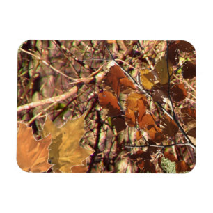 Fall Forest Bush Camouflage Magnet