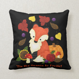 Fall Fox 16" x 16" Custom Pillow