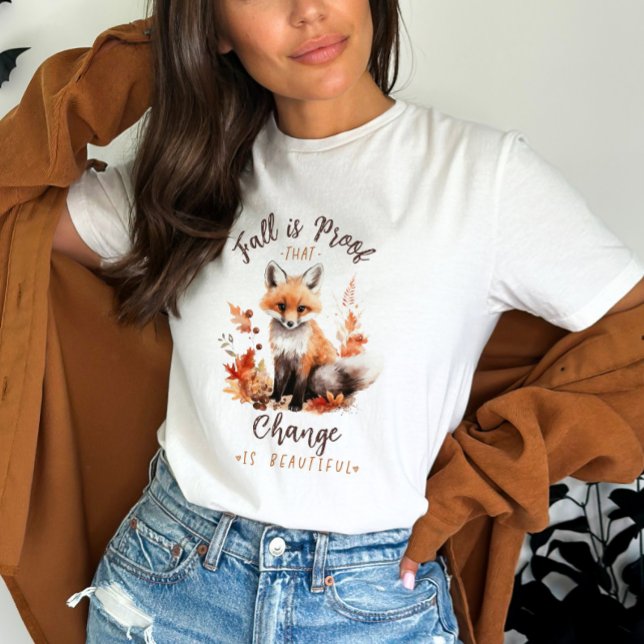 Fall Fox Quote T-Shirt (Creator Uploaded)