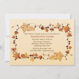 Fall Frame Invitation