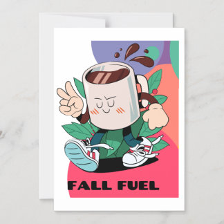 Fall Fuel Magnetic Invitation