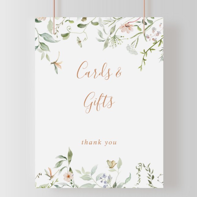 Fall Garden Wildflower Cards and Gifts Sign (Creator Uploaded)