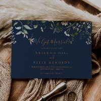 Fall Garden Wildflower Minimalist Elopement