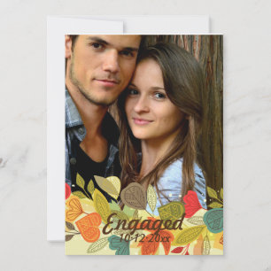 Fall Garland Photo Announcement