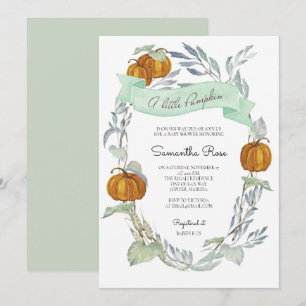 Fall Gender Neutral Baby Shower Invitations