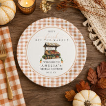 Fall Gingham Fresh Off The Market Bridal Shower