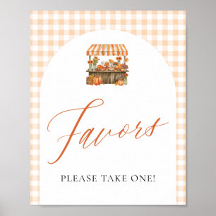 Fall Gingham Fresh Off The Market Favours Poster