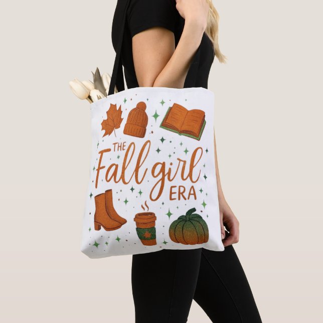 Fall girl era Tote, Autumn girl shirt gift ,TS12 Tote Bag (Close Up)