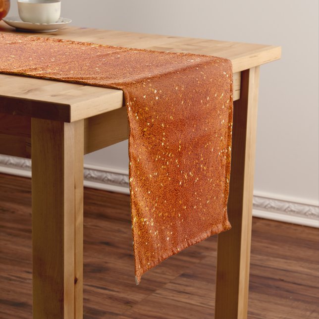 Fall Glitter Table Runner - A Spark of Autumn (In Situ)