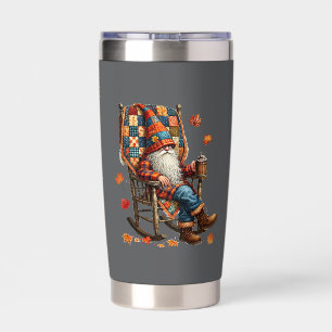 Fall Gnome Insulated Tumbler