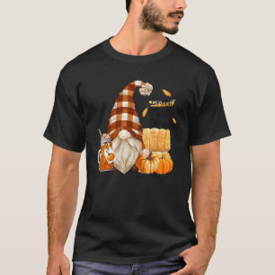 Fall Gnome Pumpkin Spice Everything Cute Gnome Hal T-Shirt
