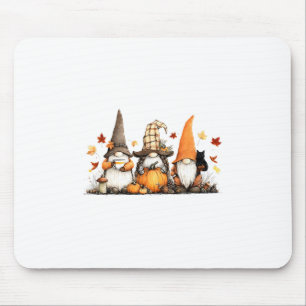 Fall Gnome Pumpkin Turkey Thanksgiving Autumn Fall Mouse Pad