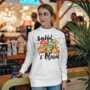 Fall Gnomes Shirt Thankful & Blessed Sweatshirt
