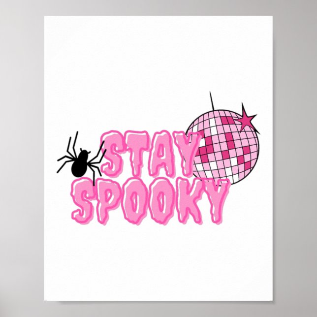 Fall Graphic Tees - Spooky Disco Party  Poster (Front)
