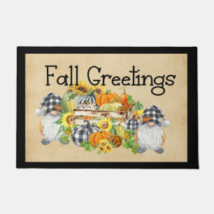 Fall Greetings 24" x 36" Door Mat