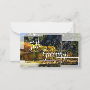 Fall greetings card