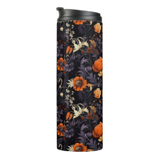 Fall Halloween Botanical Kitchen Thermal Tumbler