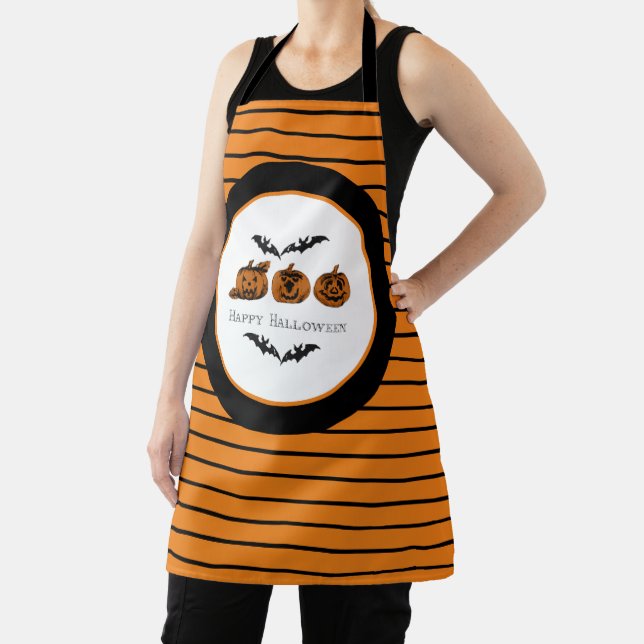 Fall/Halloween/pumpkin  Apron (Insitu)