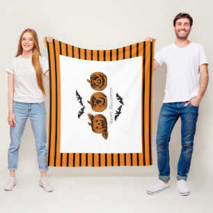 Fall/Halloween/pumpkin   Fleece Blanket