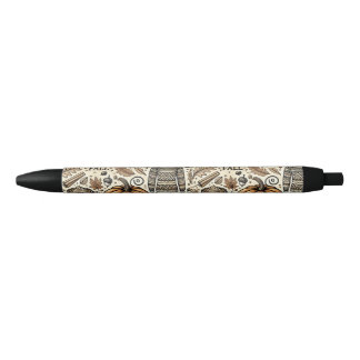 Fall Harvest Black Ink Pen