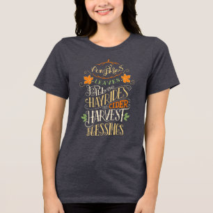 Fall & Harvest Blessings Tri-Blend Shirt