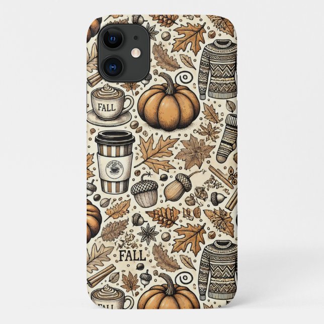 Fall Harvest Case-Mate iPhone Case (Back)