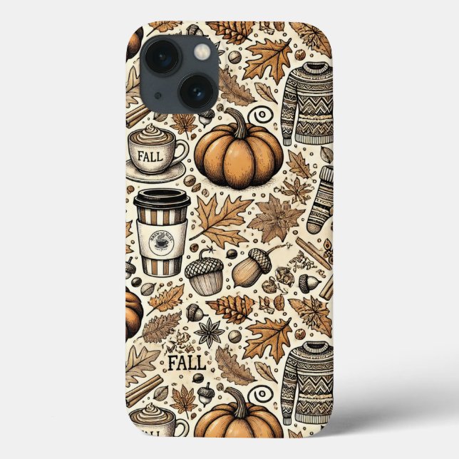 Fall Harvest Case-Mate iPhone Case (Back)