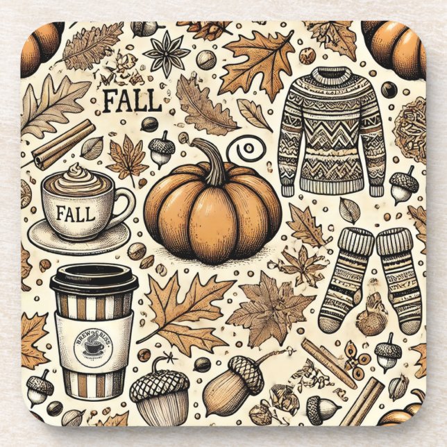 Fall Harvest Coaster (Front)