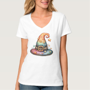 Fall Harvest Cute Witchy Hat T-Shirt