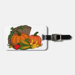 Fall Harvest Luggage Tag