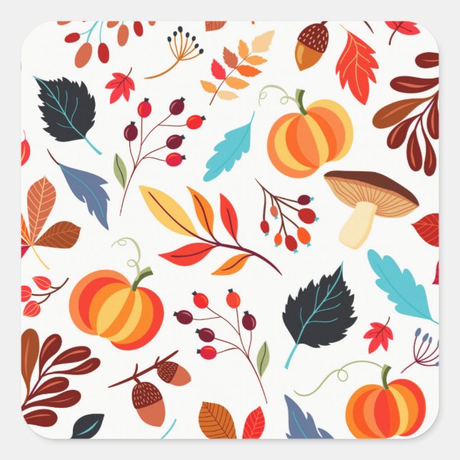 fall harvest stickers (Front)