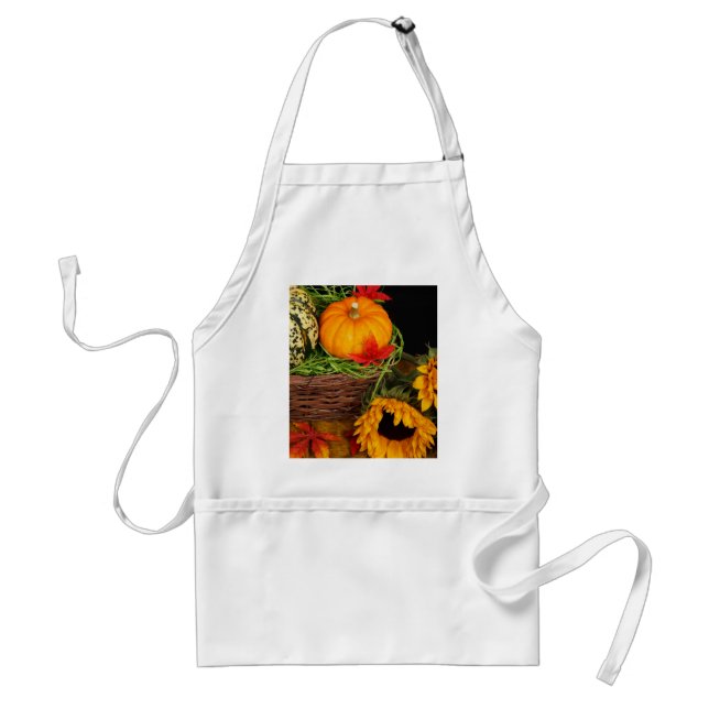 Fall Harvest Sunflowers Standard Apron (Front)