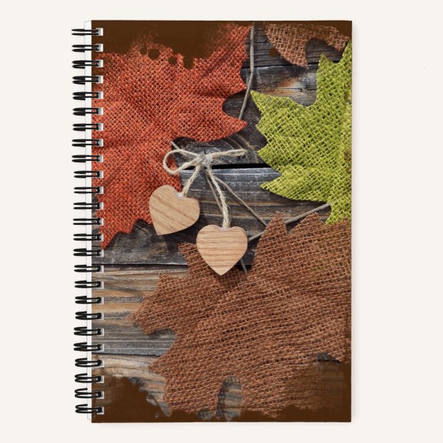Fall Heart Notebook (Front)