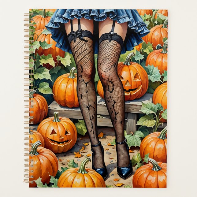 Fall heels notebook  planner (Front)