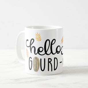 Fall Hello Gourd-geous Pumpkin Coffee Mug