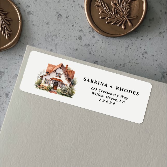 Fall Home Housewarming Sage Mint Return Address (Creator Uploaded)