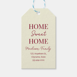 Fall Home Sweet Home open house Housewarming Gift Tags