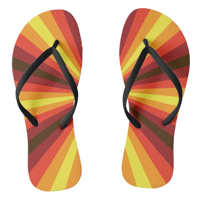 Fall Illusion Illusion Flip Flops (Footbed)