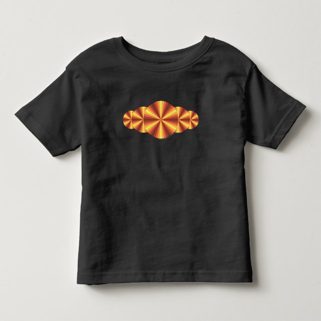 Fall Illusion Kid's and Baby Dark Shirt (Front)