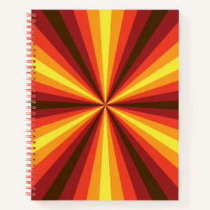 Fall Illusion Spiral Notebook