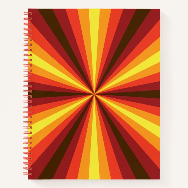 Fall Illusion Spiral Notebook (Front)
