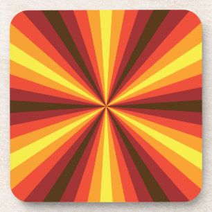 Fall Illusion Square Coaster